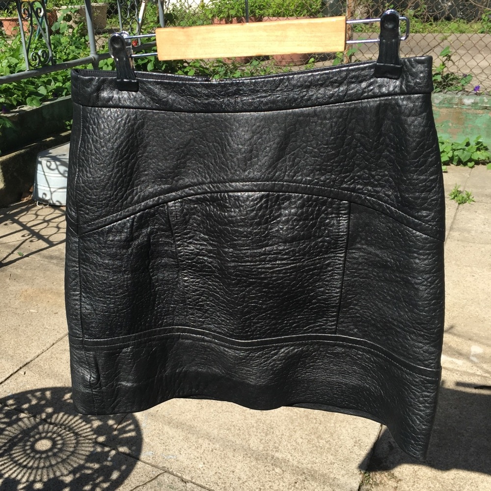 Leather skirt by Madewell